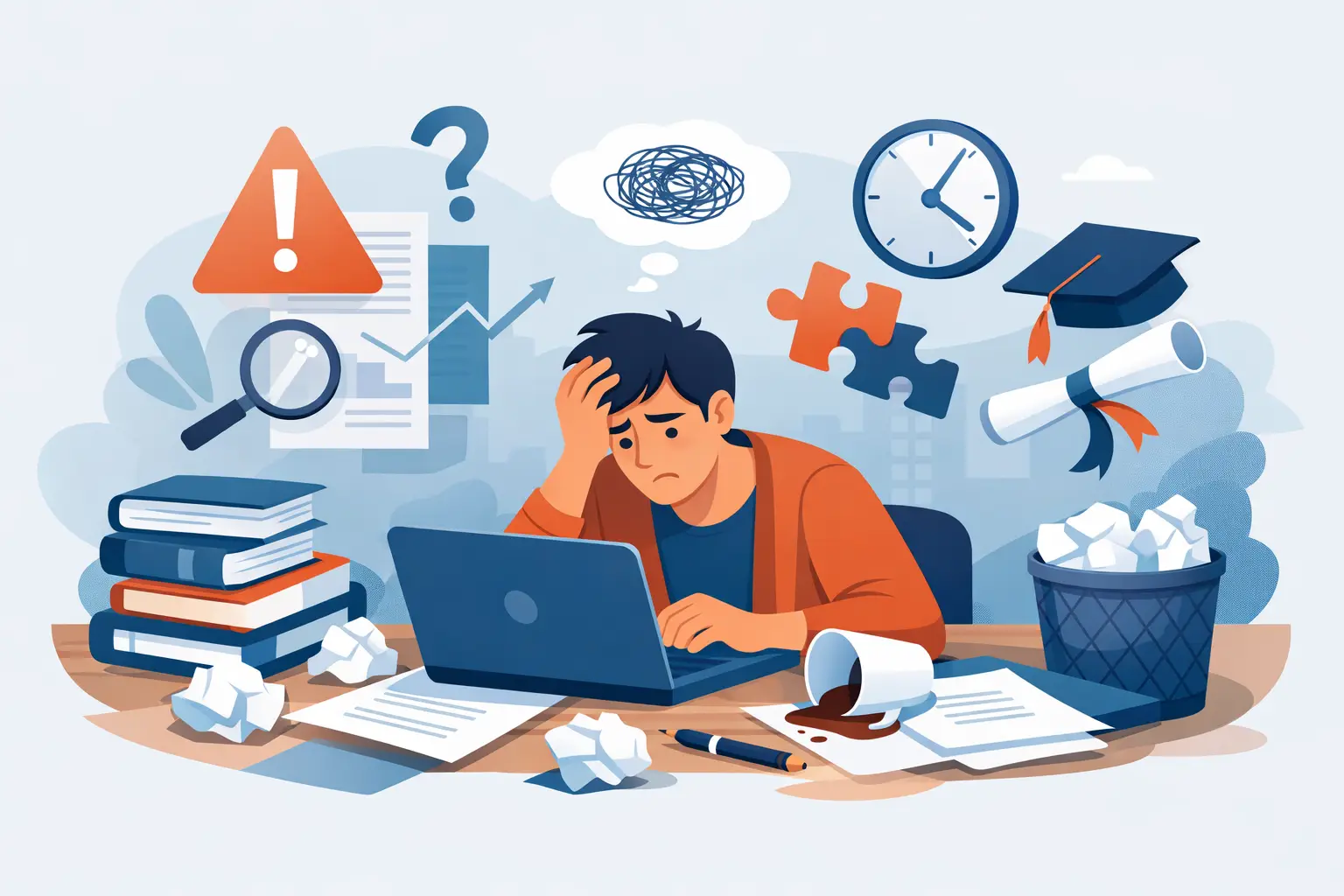 10 errores frecuentes al hacer tesis