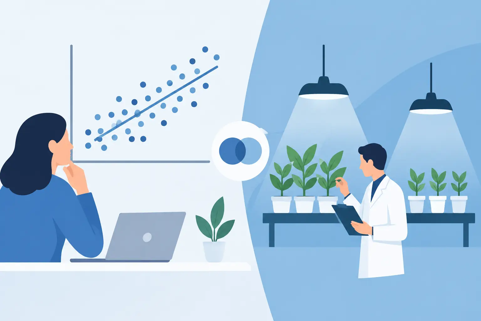 Investigación correlacional versus experimental